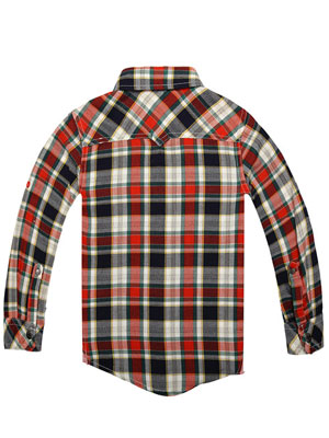 Boy's woven long sleeve shirt